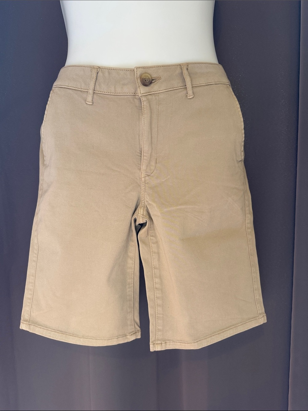American Eagle Outfitters Women’s Bermuda Khaki Shorts